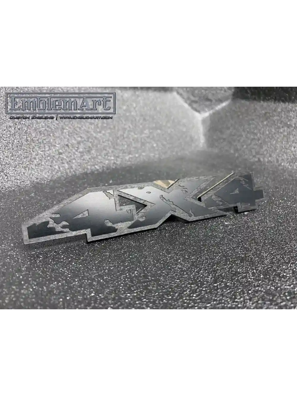 Custom Black Emblems - 4x4 01 Black Emblem