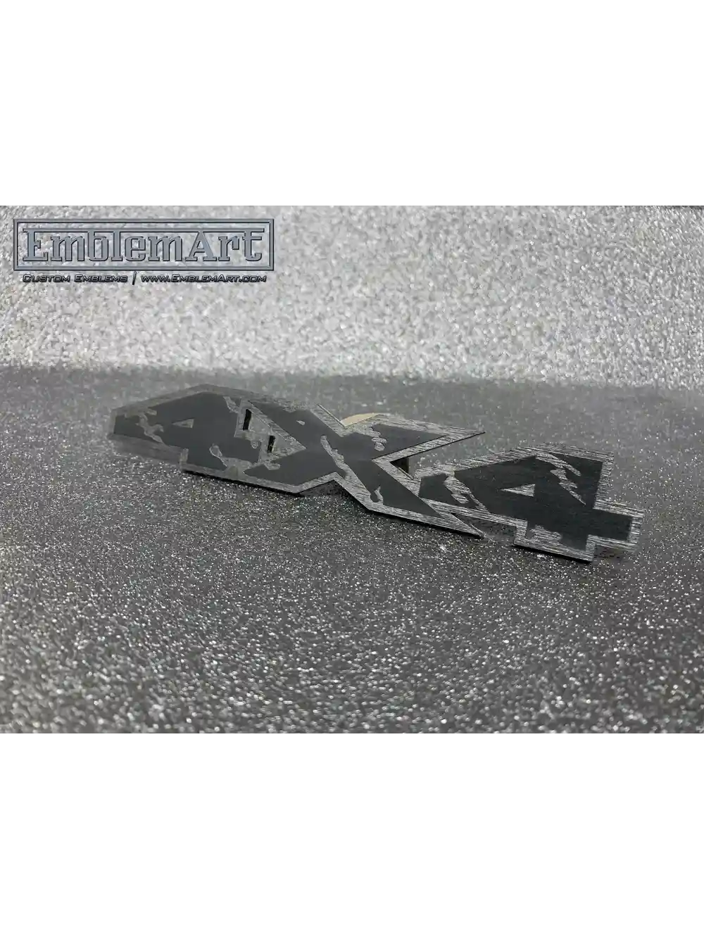 Custom Black Emblems - 4x4 02 Black Emblem