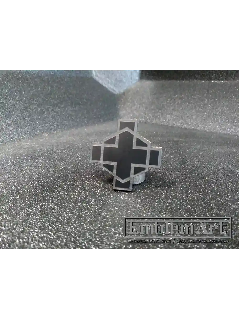 Custom Black Emblems - Black Cross Emblem