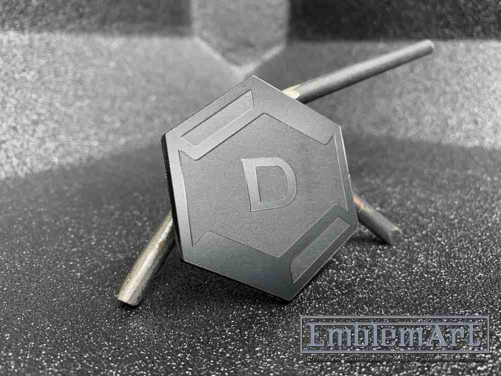 Custom Black Emblems - Custom Custom Black D Emblem