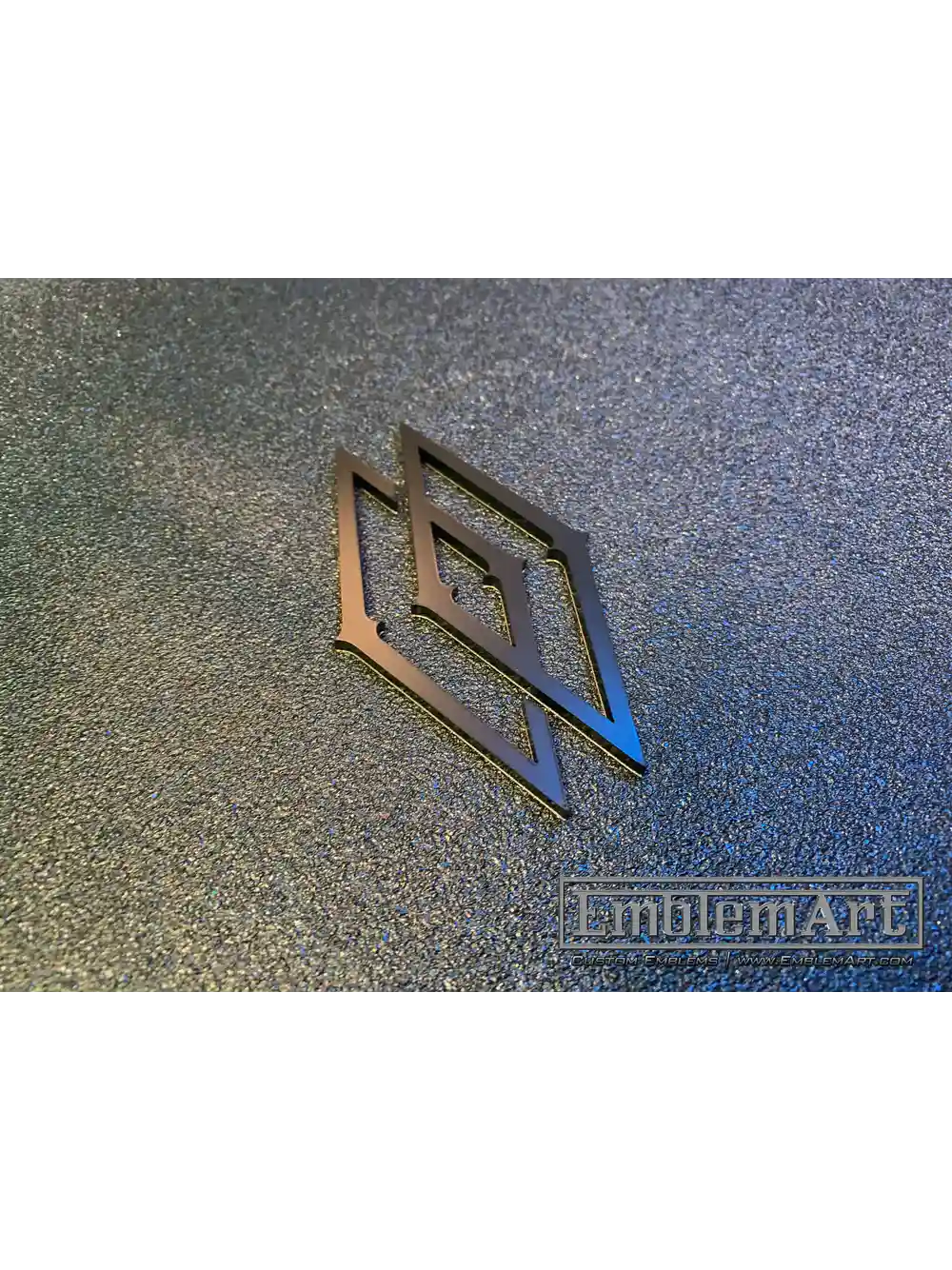 Custom Black Emblems - Diamond 01 Black Emblem