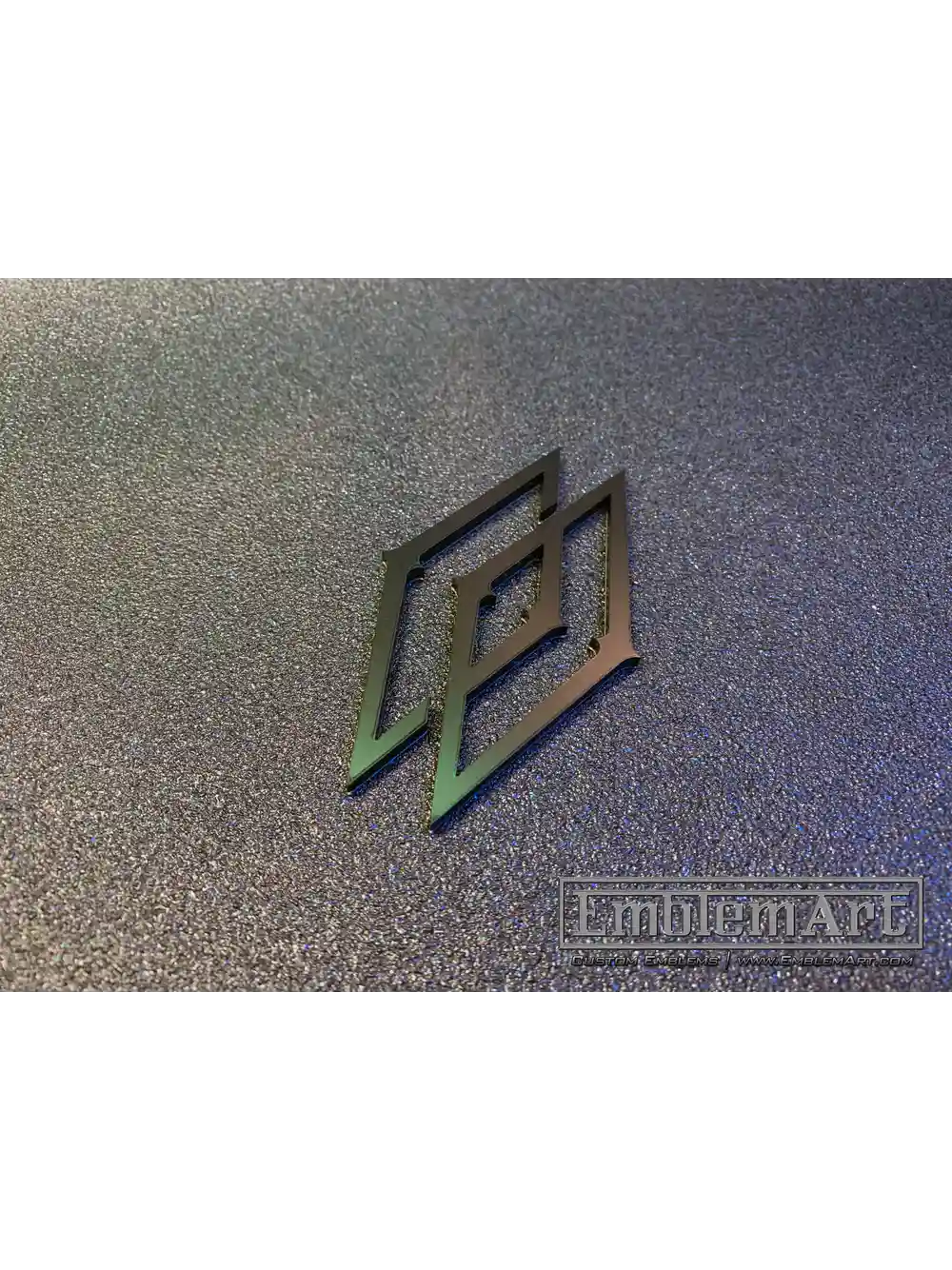 Custom Black Emblems - Diamond 02 Black Emblem