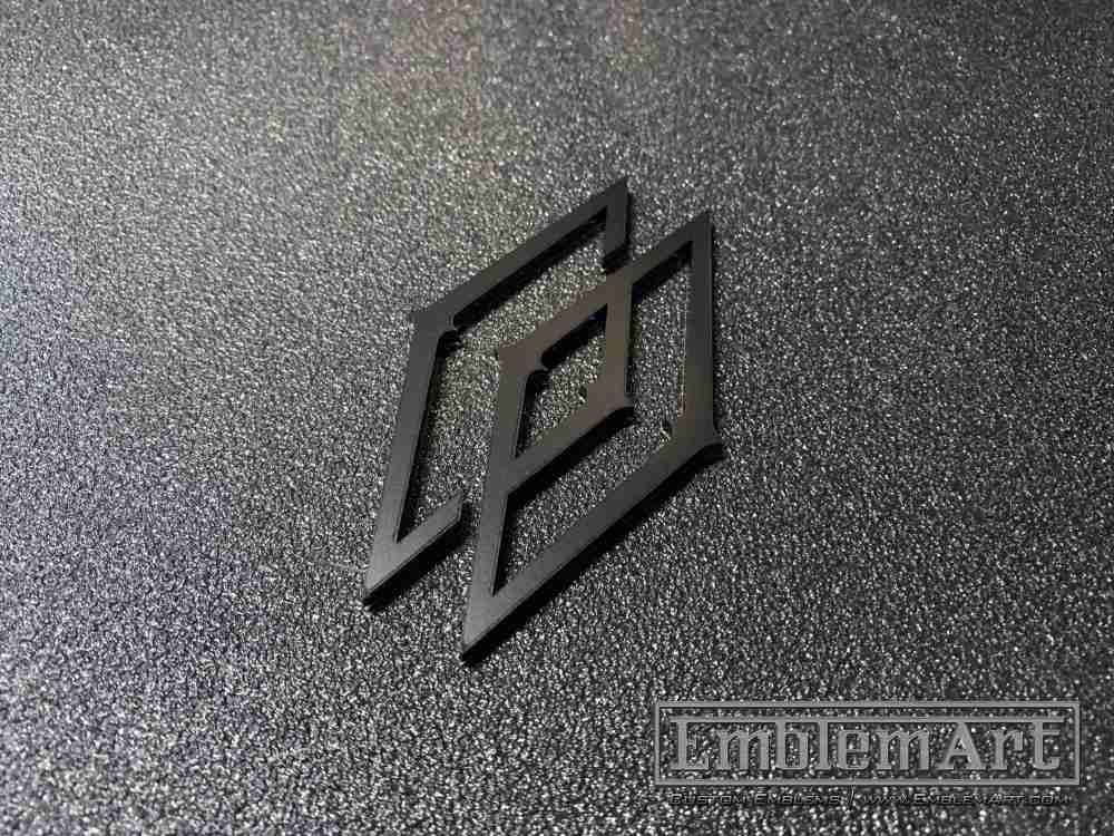 Custom Black Emblems - Custom Diamond Black Emblem