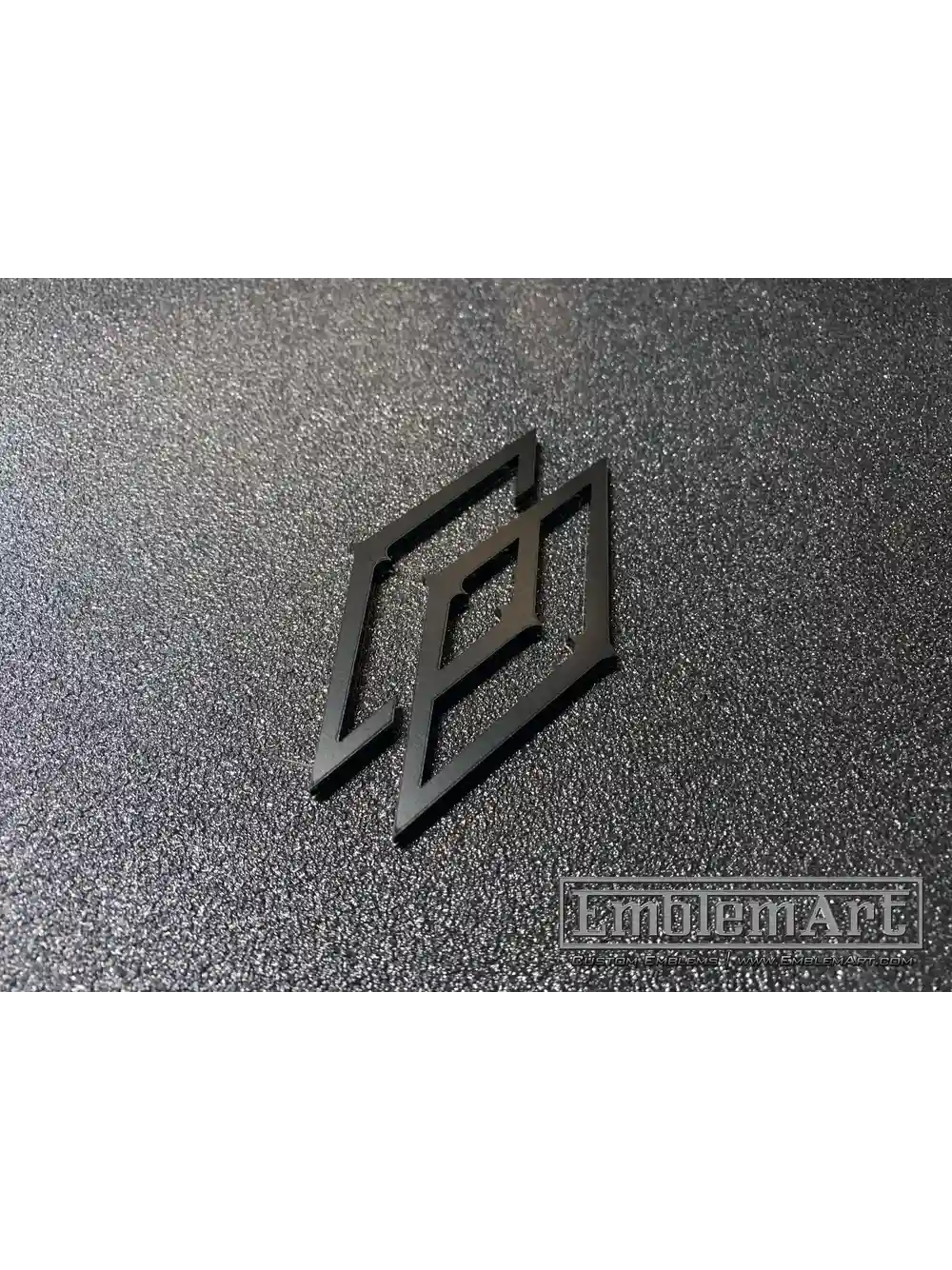 Custom Black Emblems - Diamond 04 Black Emblem