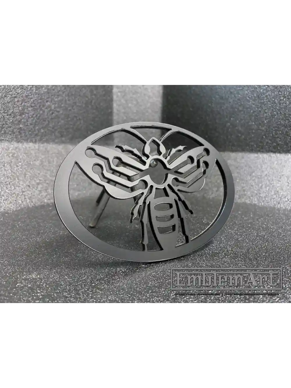 Custom Black Emblems - Digital Bee Black Emblem