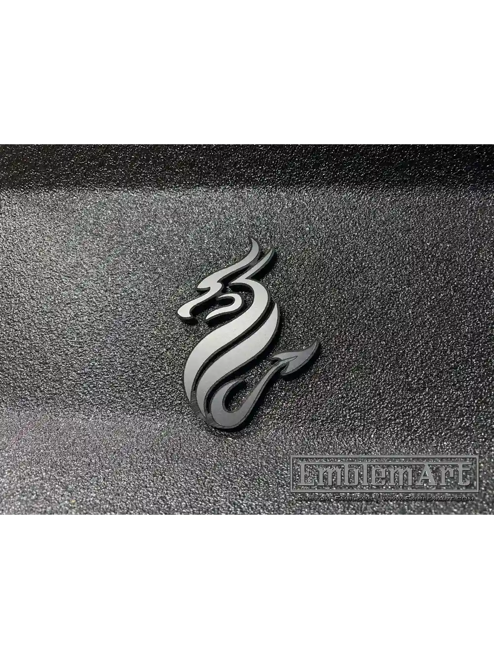 Custom Black Emblems - Dragon 04 Black Emblem