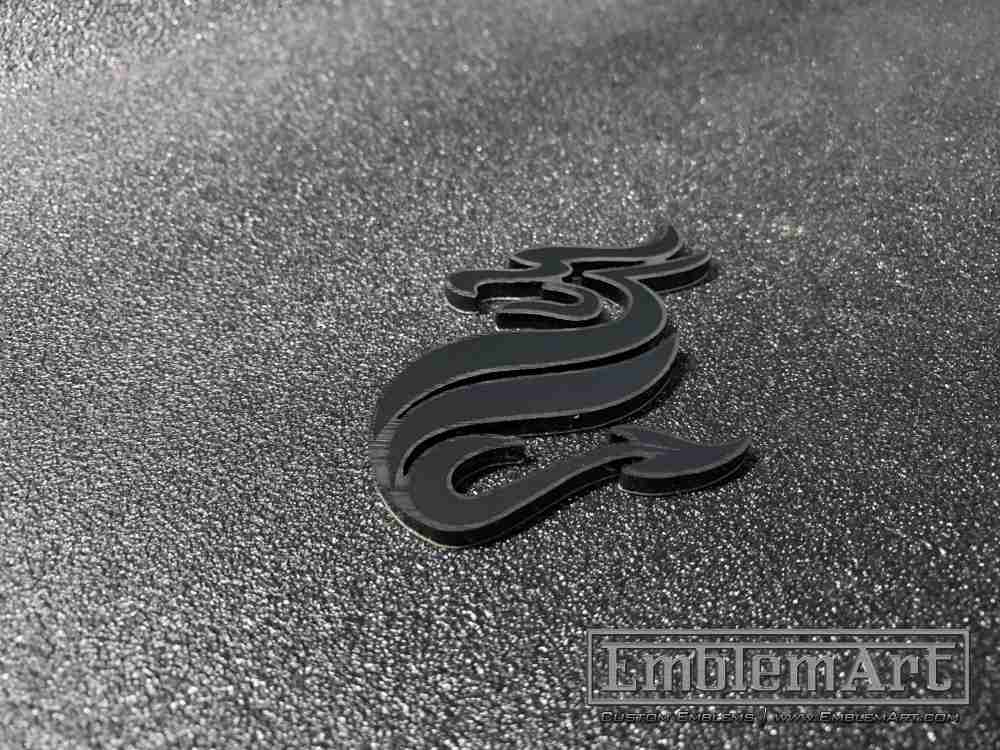 Custom Black Emblems - Custom Dragonn Black Emblem