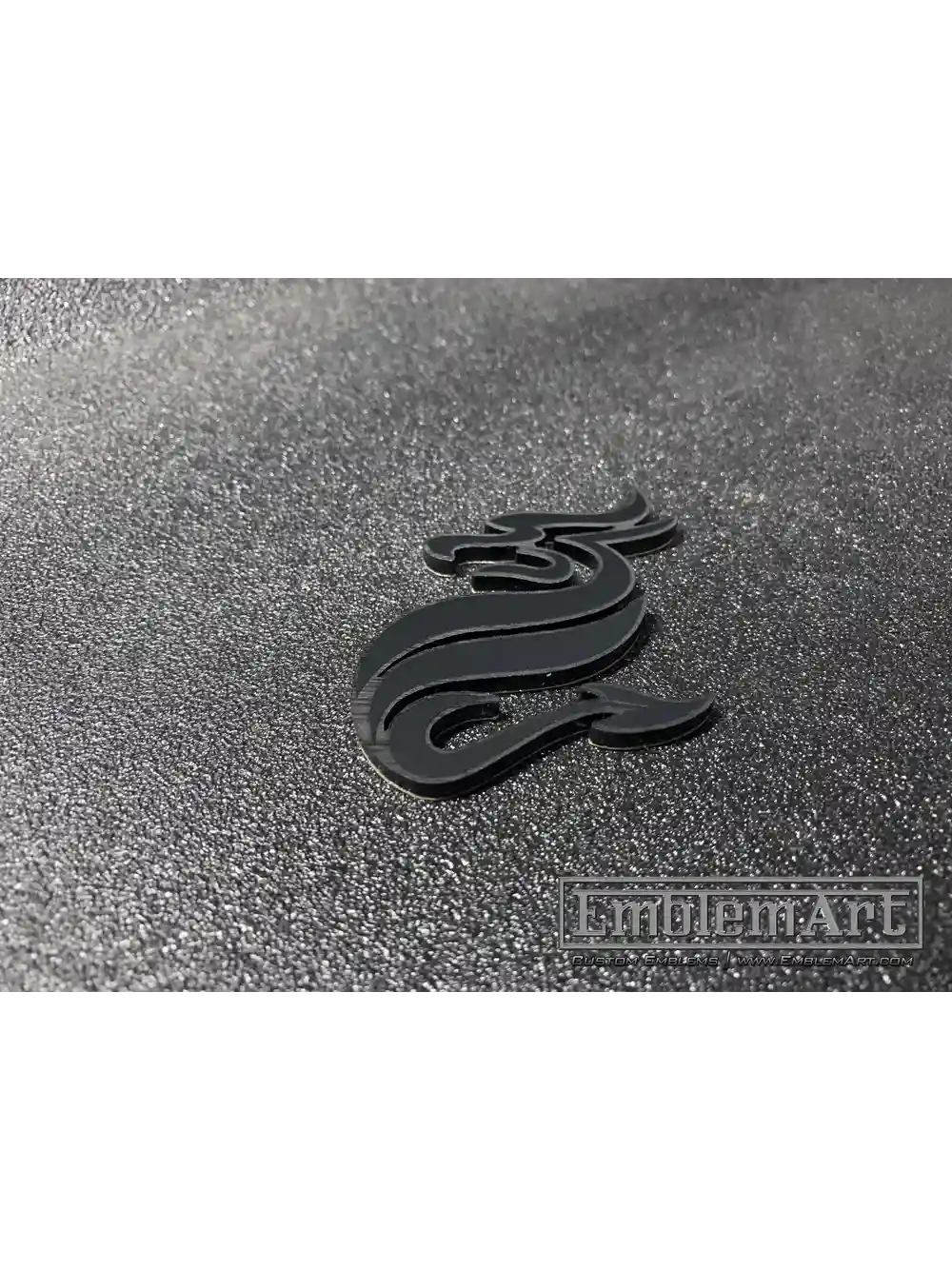 Custom Black Emblems - Dragonn 03 Black Emblem