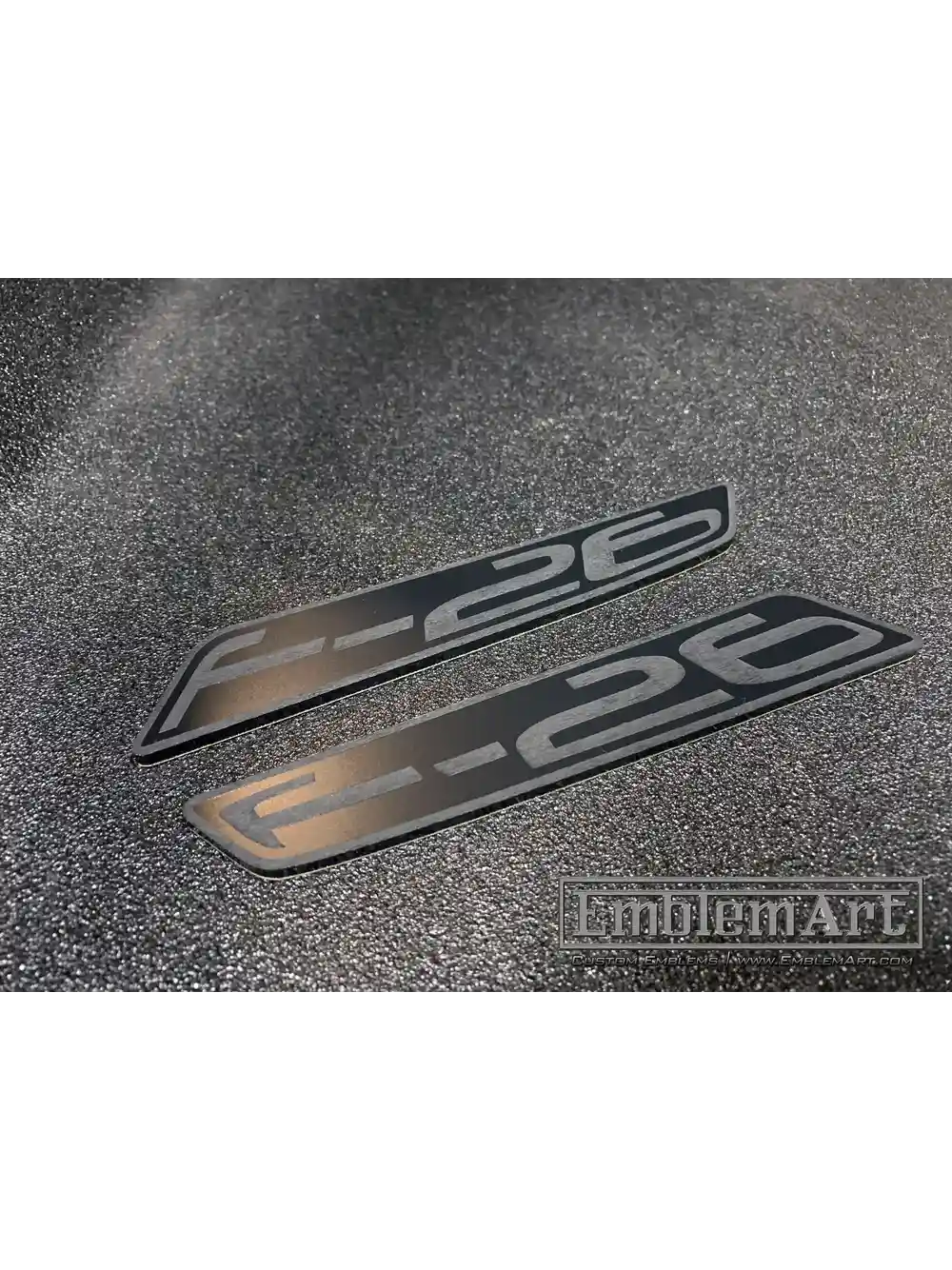 Custom Black Emblems - F 26 02 Black Emblem