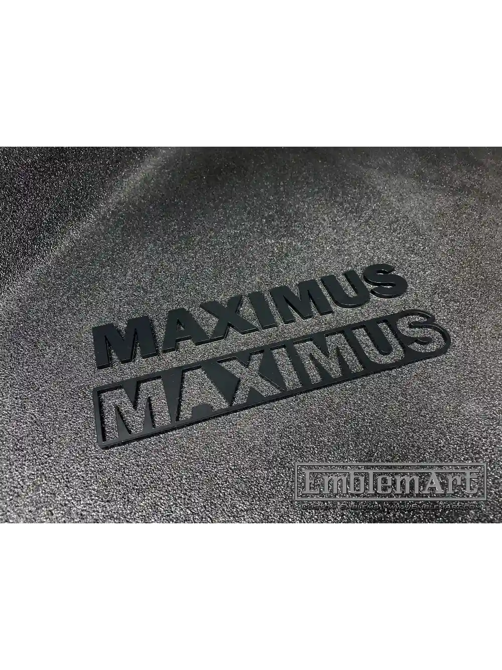 Custom Black Emblems - Maximus 03 Black Emblem