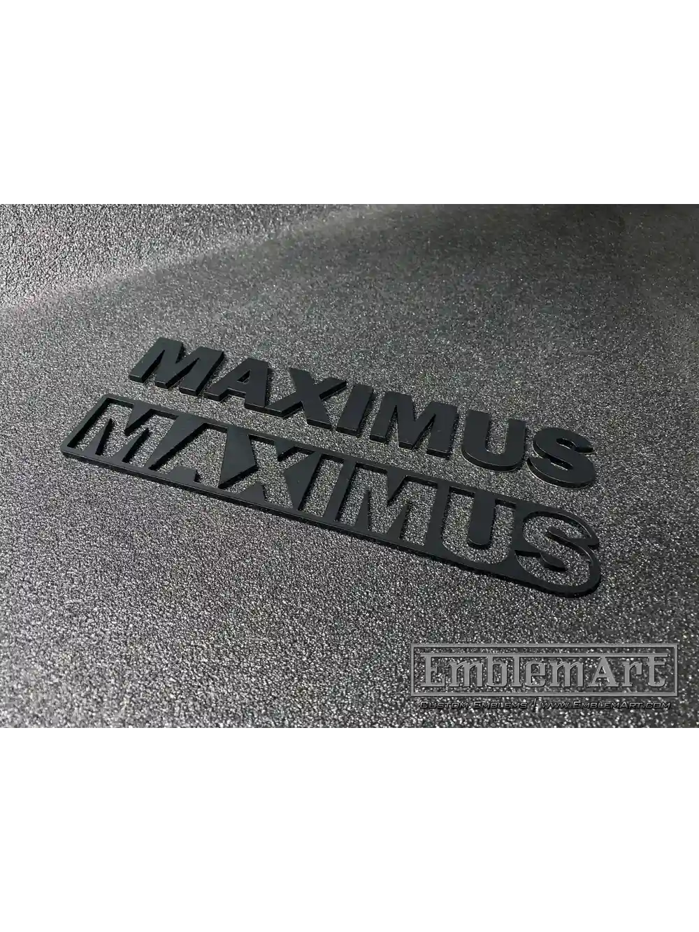 Custom Black Emblems - Maximus 04 Black Emblem
