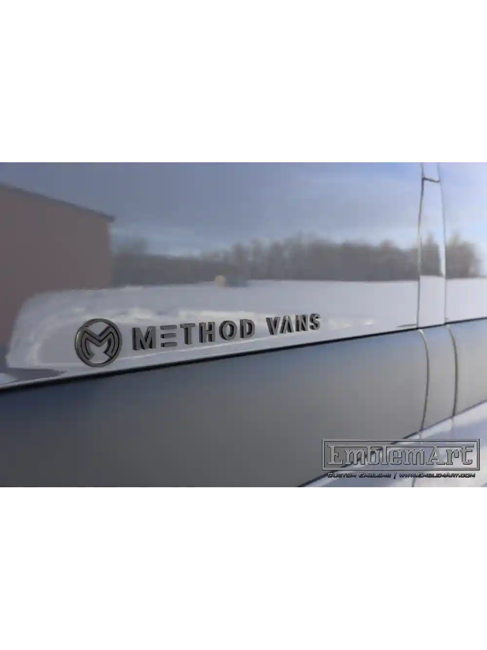 Custom Black Emblems - Method Vans Emblem