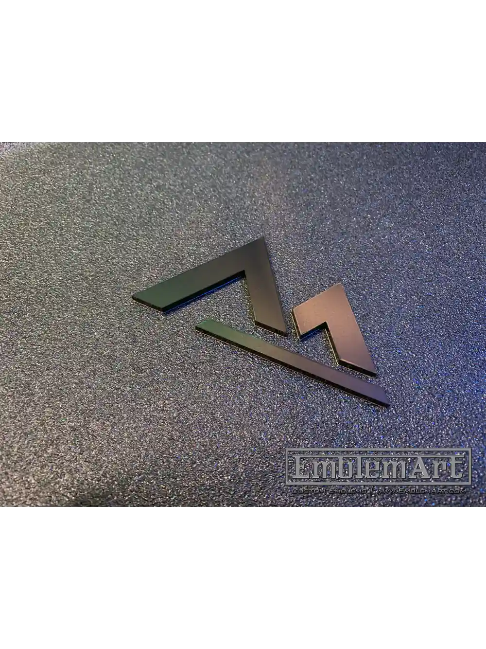 Custom Black Emblems - Mountain 01 Black Emblem