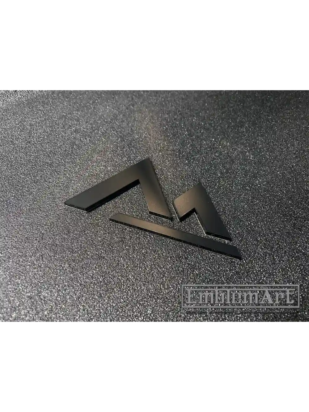 Custom Black Emblems - Mountain 03 Black Emblem