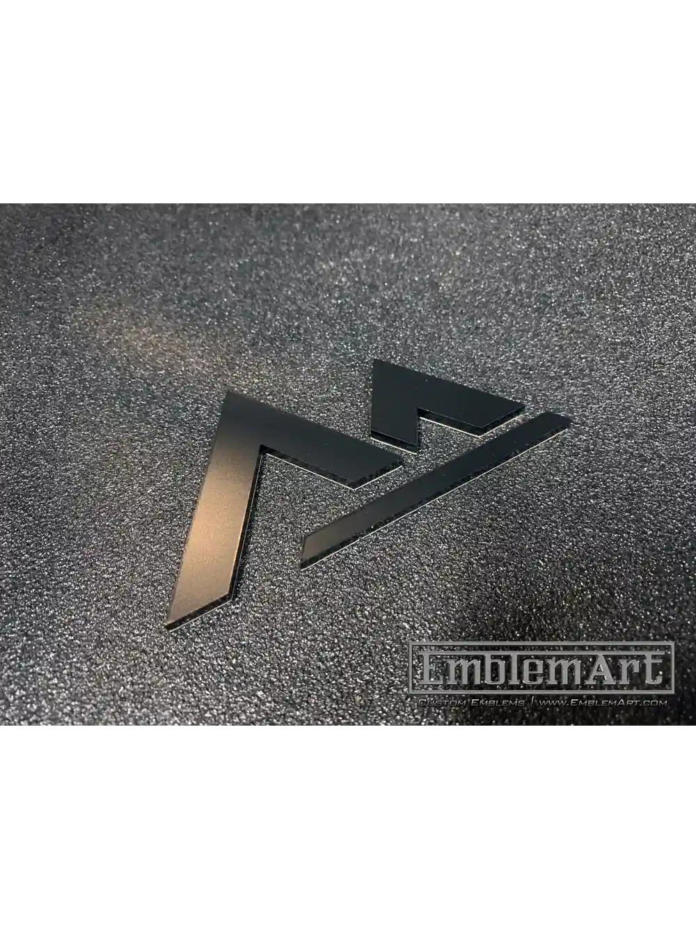 Custom Black Emblems - Mountain 04 Black Emblem
