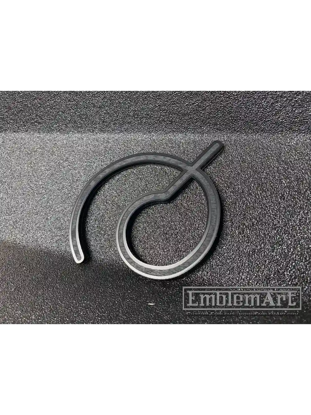 Custom Black Emblems - Peronal Logo 02 Black Emblem