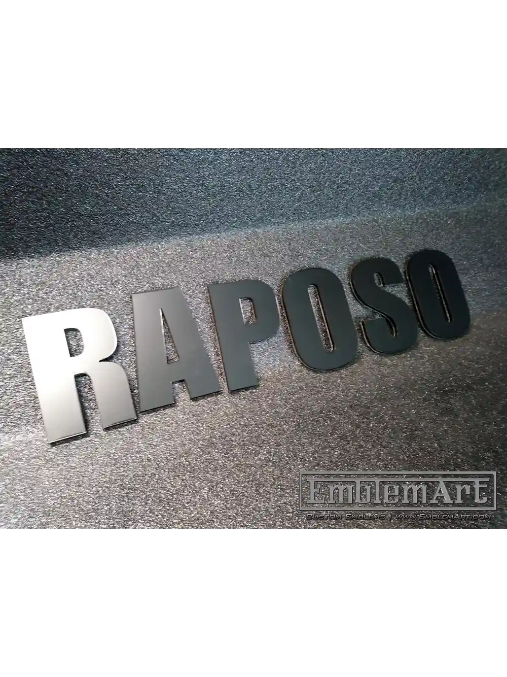 Custom Black Emblems - Raposo Black 01 Emblem