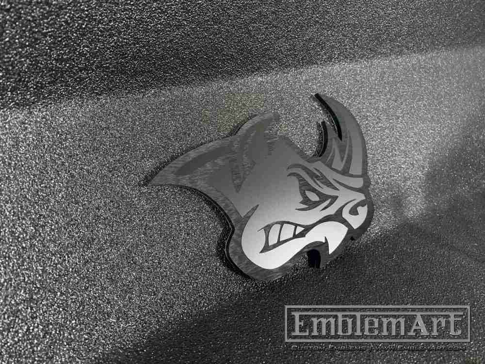 Custom Black Emblems - Custom Rhino Black Emblem