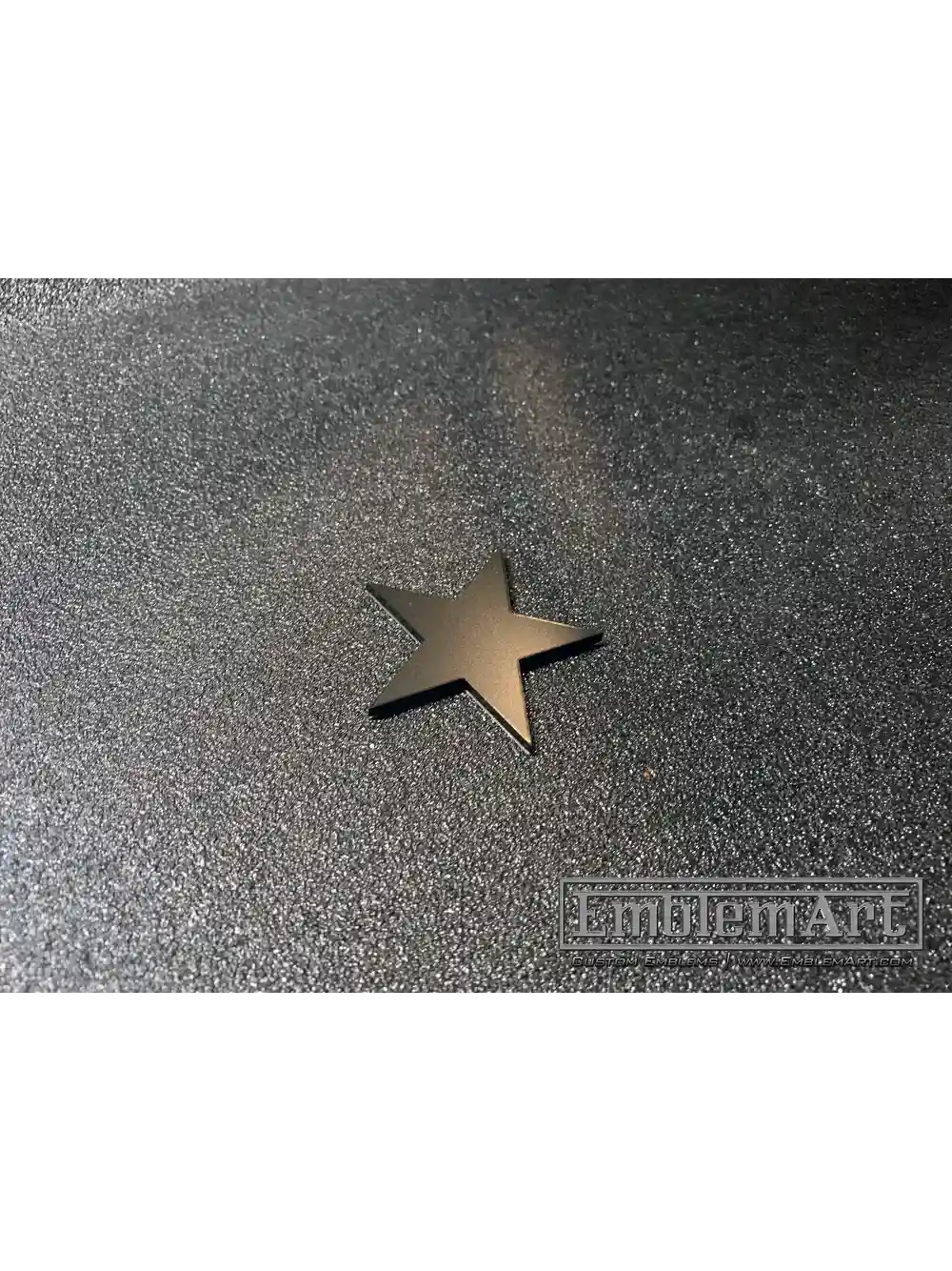 Custom Black Emblems - Star 04 Black Emblem
