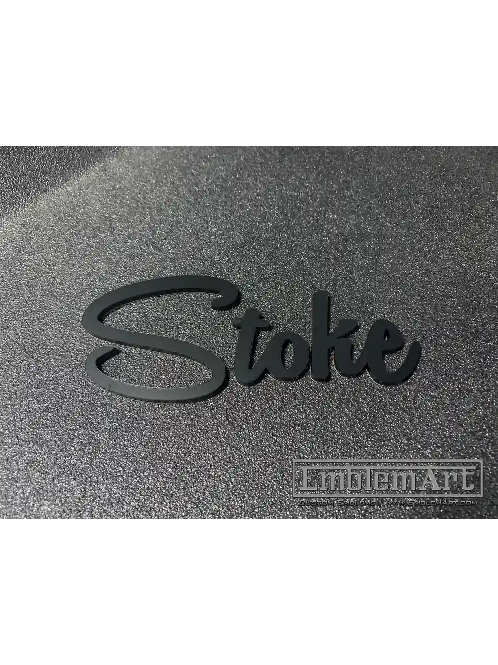 Custom Black Emblems - Stoke 01 Black Emblem