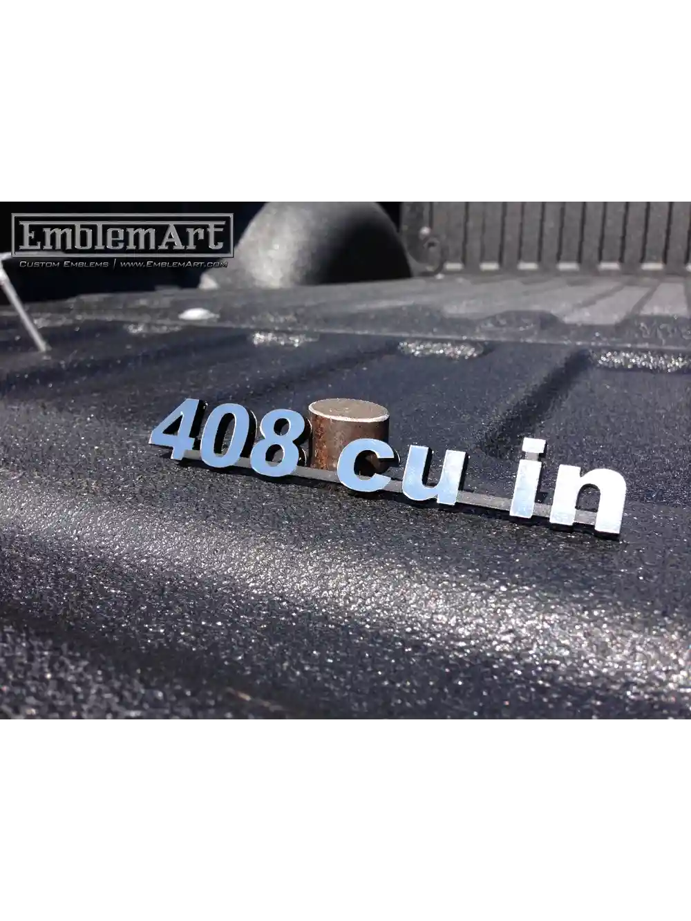 Custom Chrome Emblems - 408cuin02 Emblem