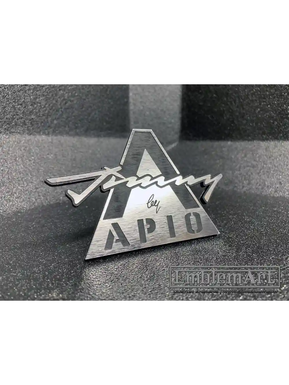 Custom Chrome Emblems - Apio 01 Chrome Emblem