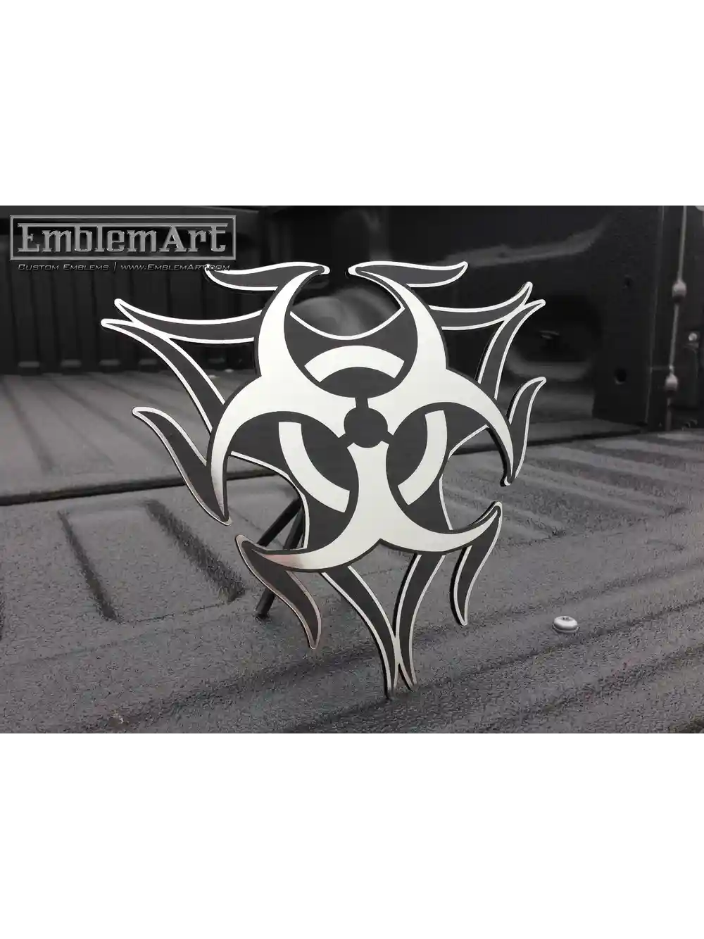 Custom Chrome Emblems - Biohazard01 Emblem