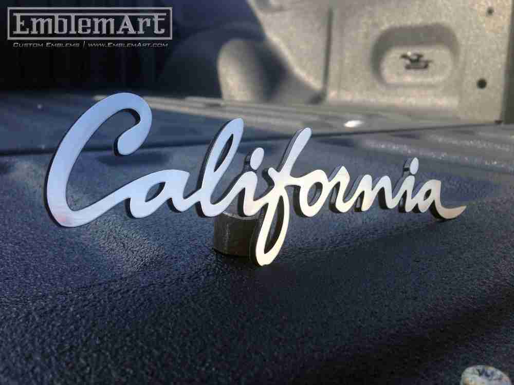 Custom Chrome Emblems - Custom California Emblem