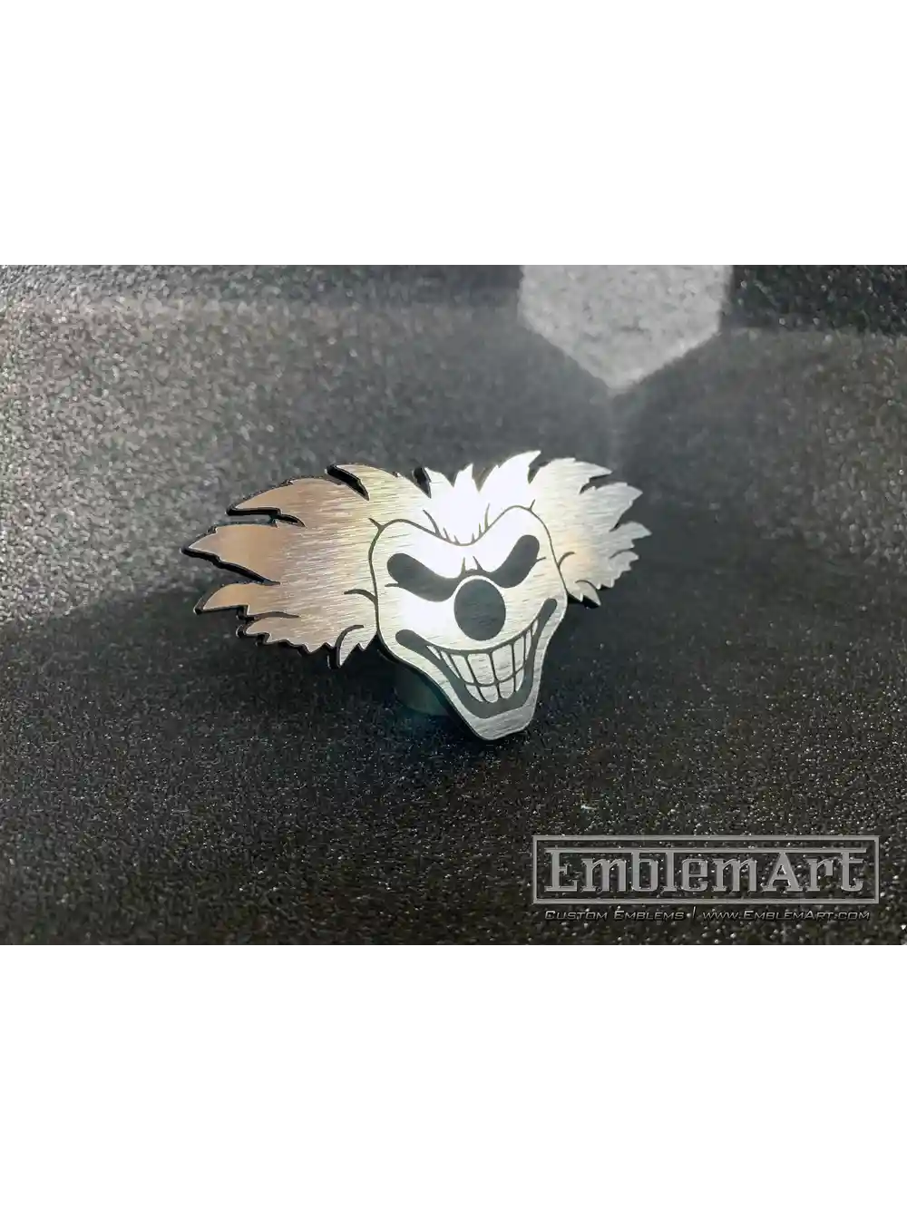 Custom Chrome Emblems - Clown 01 Chrome Emblem