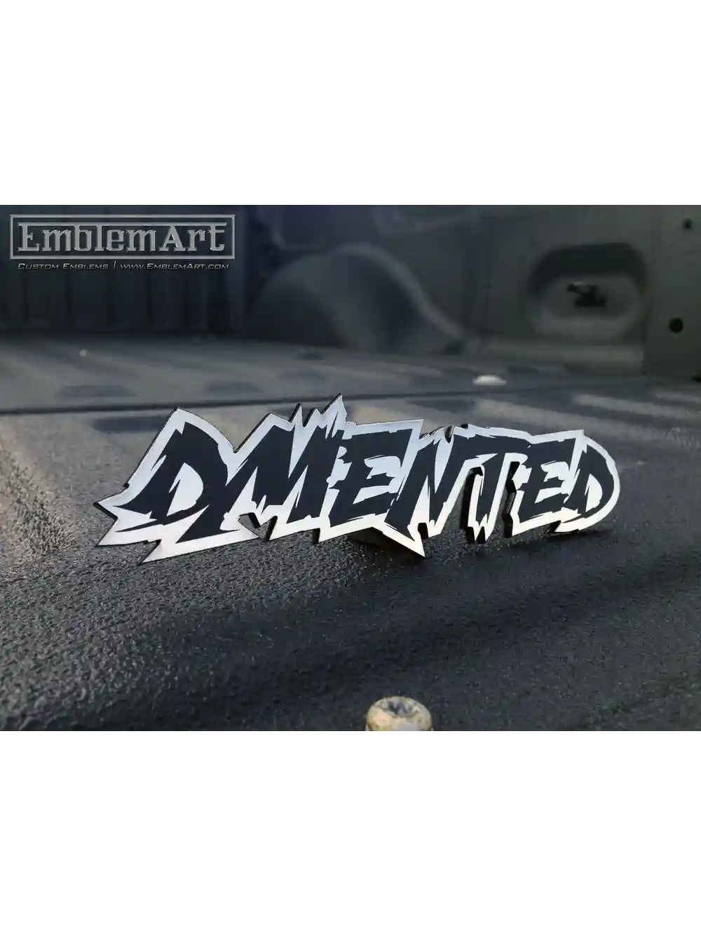 Custom Chrome Emblems - Dmented Emblem