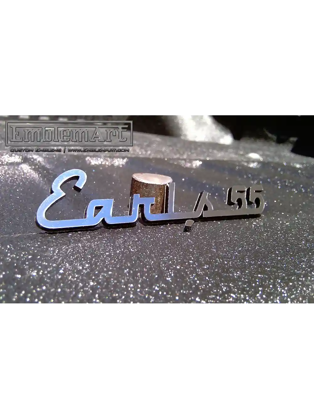 Custom Chrome Emblems - Earls5502 Emblem