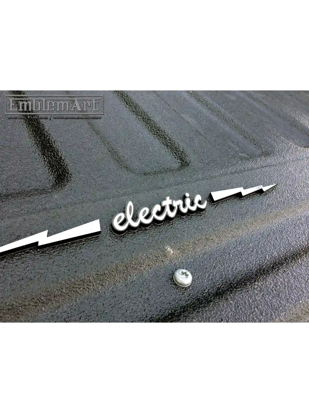 Custom Chrome Emblems - Electric03 Emblem