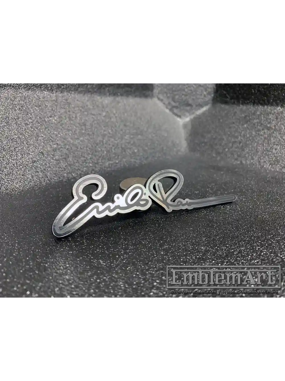 Custom Chrome Emblems - Emilio Chrome 01 Emblem