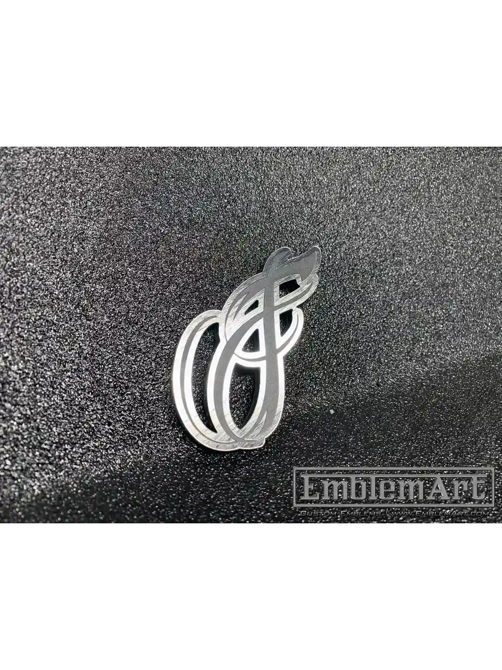 Custom Chrome Emblems - F Chrome 01 Emblem