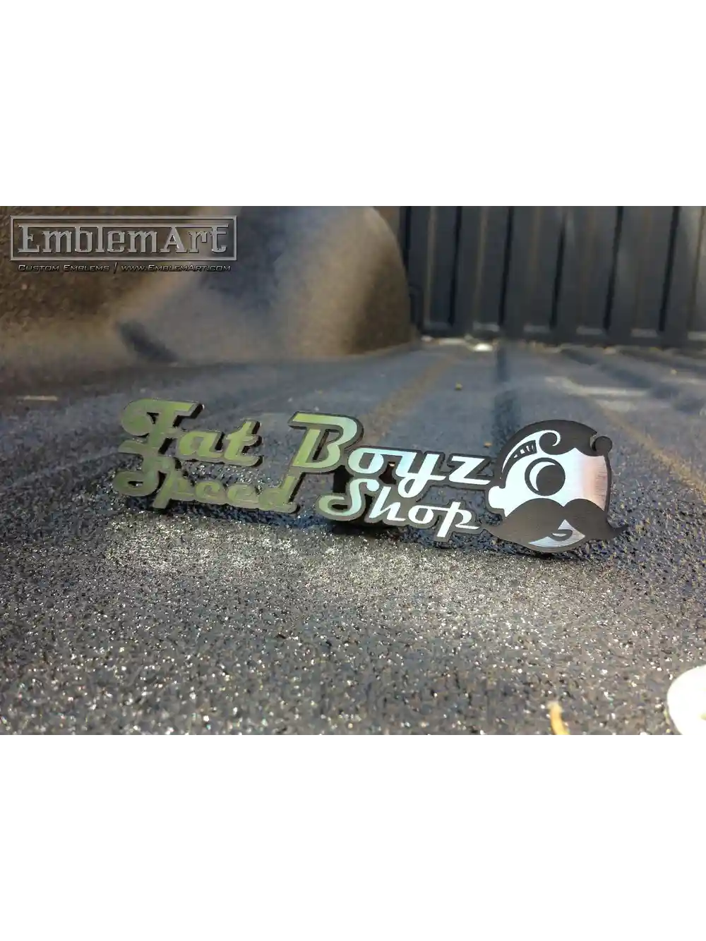 Custom Chrome Emblems - Fatboyspeedshop02 Emblem