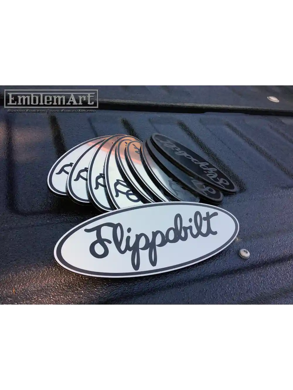 Custom Chrome Emblems - Flippobilt01 Emblem