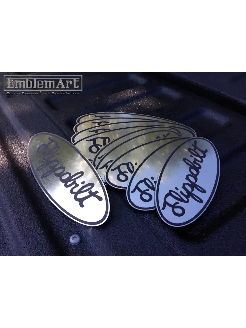 Custom Chrome Emblems - Flippobilt02 Emblem