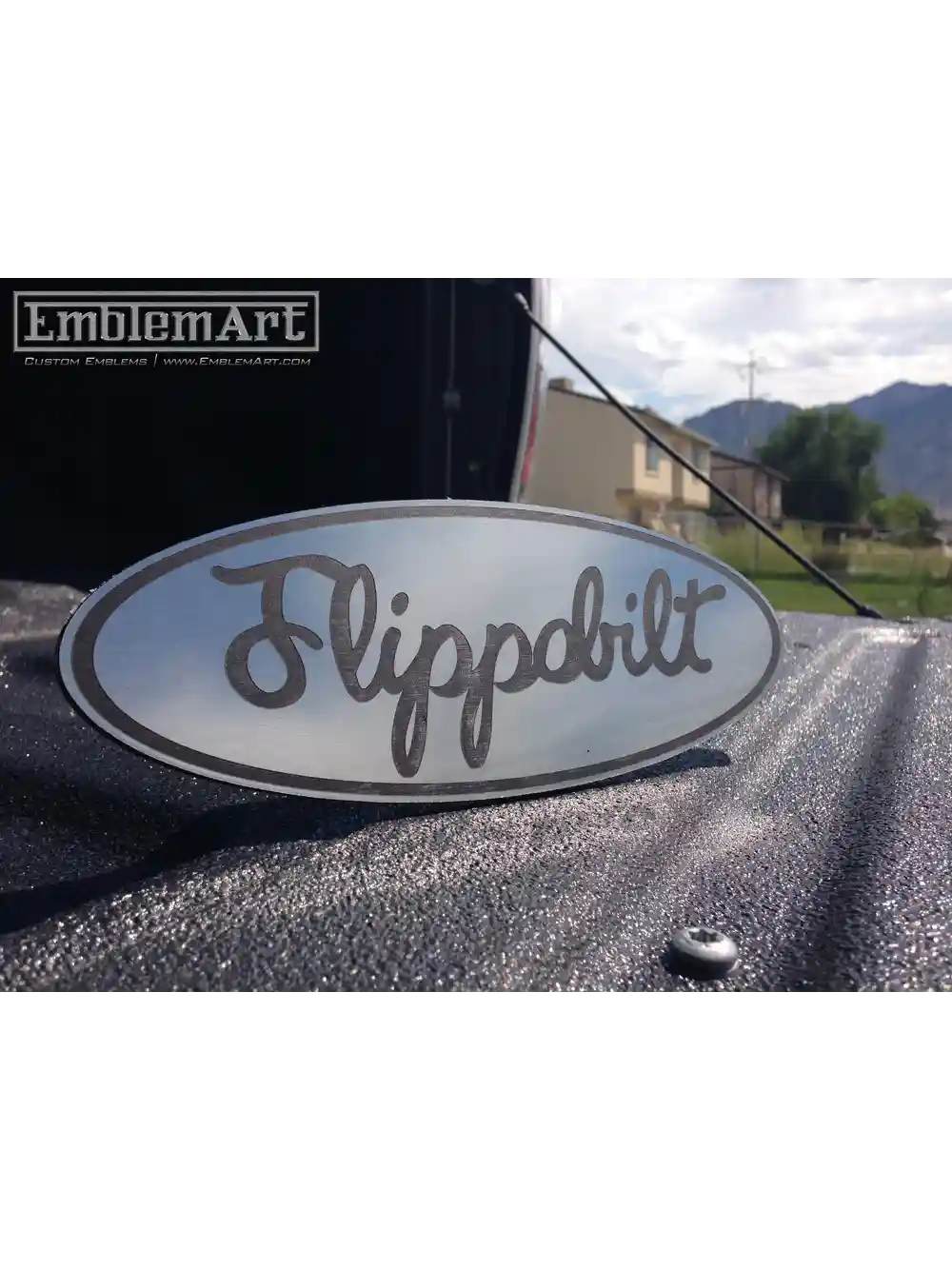 Custom Chrome Emblems - Flippobilt03 Emblem