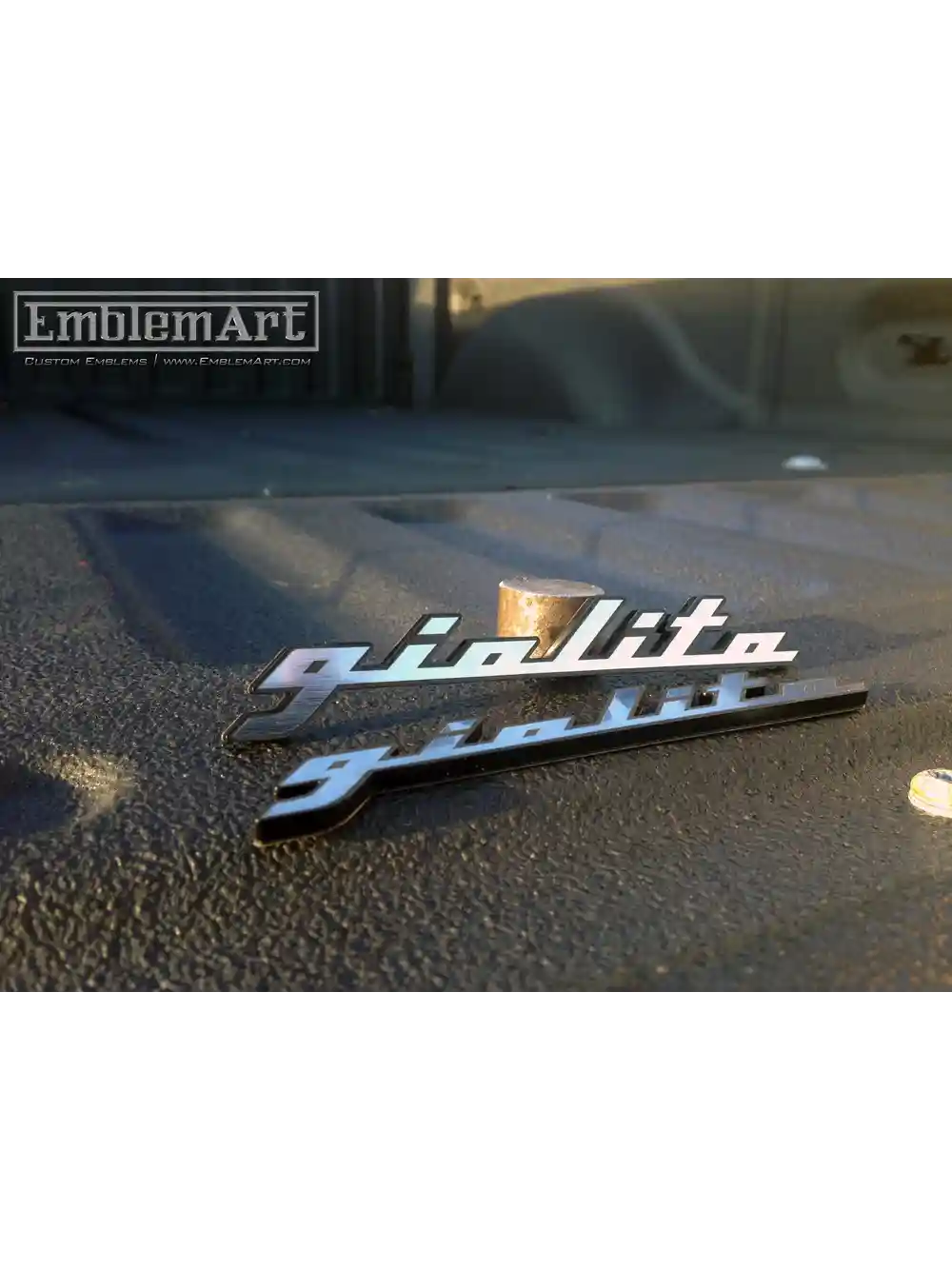 Custom Chrome Emblems - Giolito01 Emblem