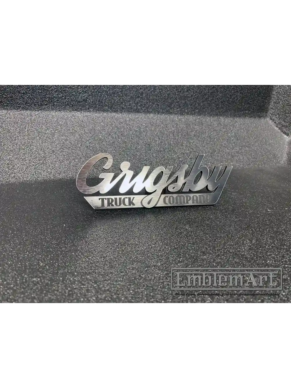 Custom Chrome Emblems - Grigsby 01 Chrome Emblem