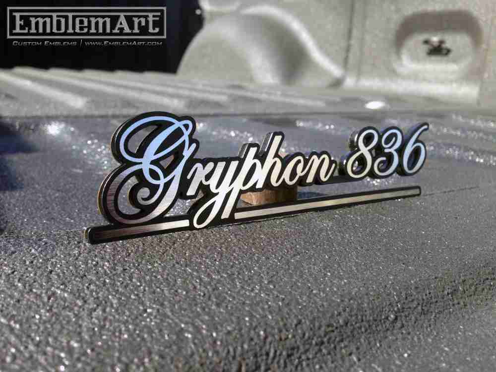 Custom Chrome Emblems - Custom Gryphon Emblem