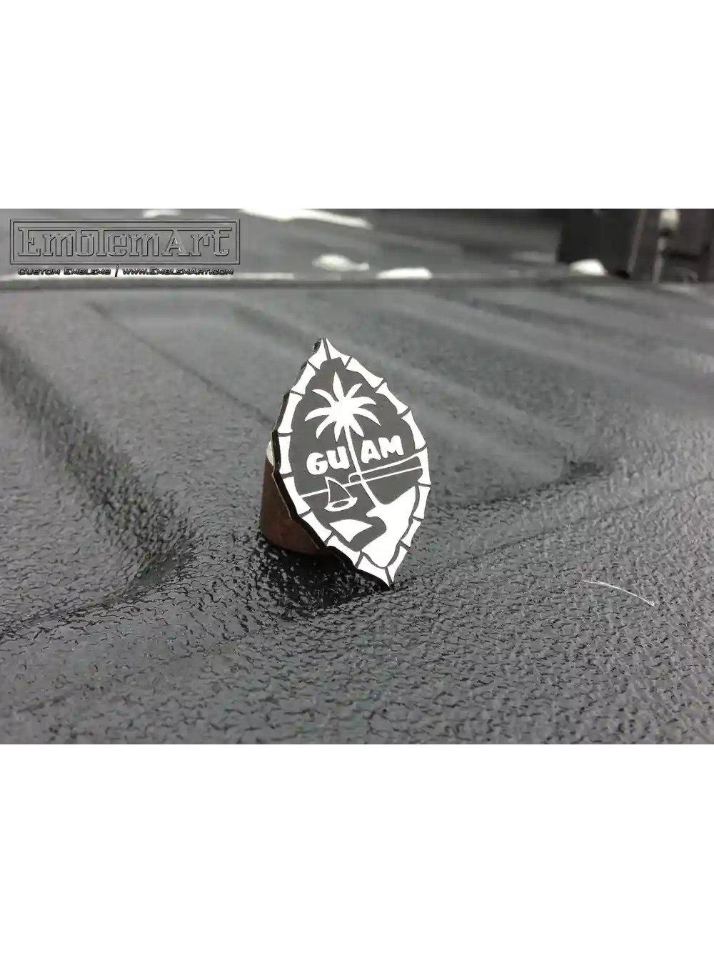 Custom Chrome Emblems - Guam01 Emblem