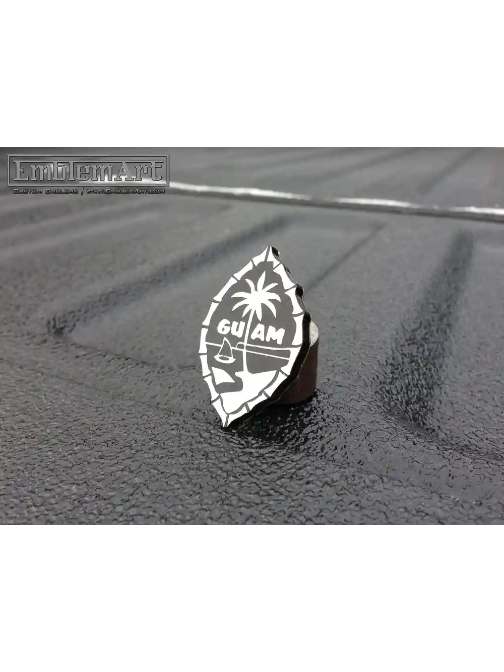Custom Chrome Emblems - Guam02 Emblem