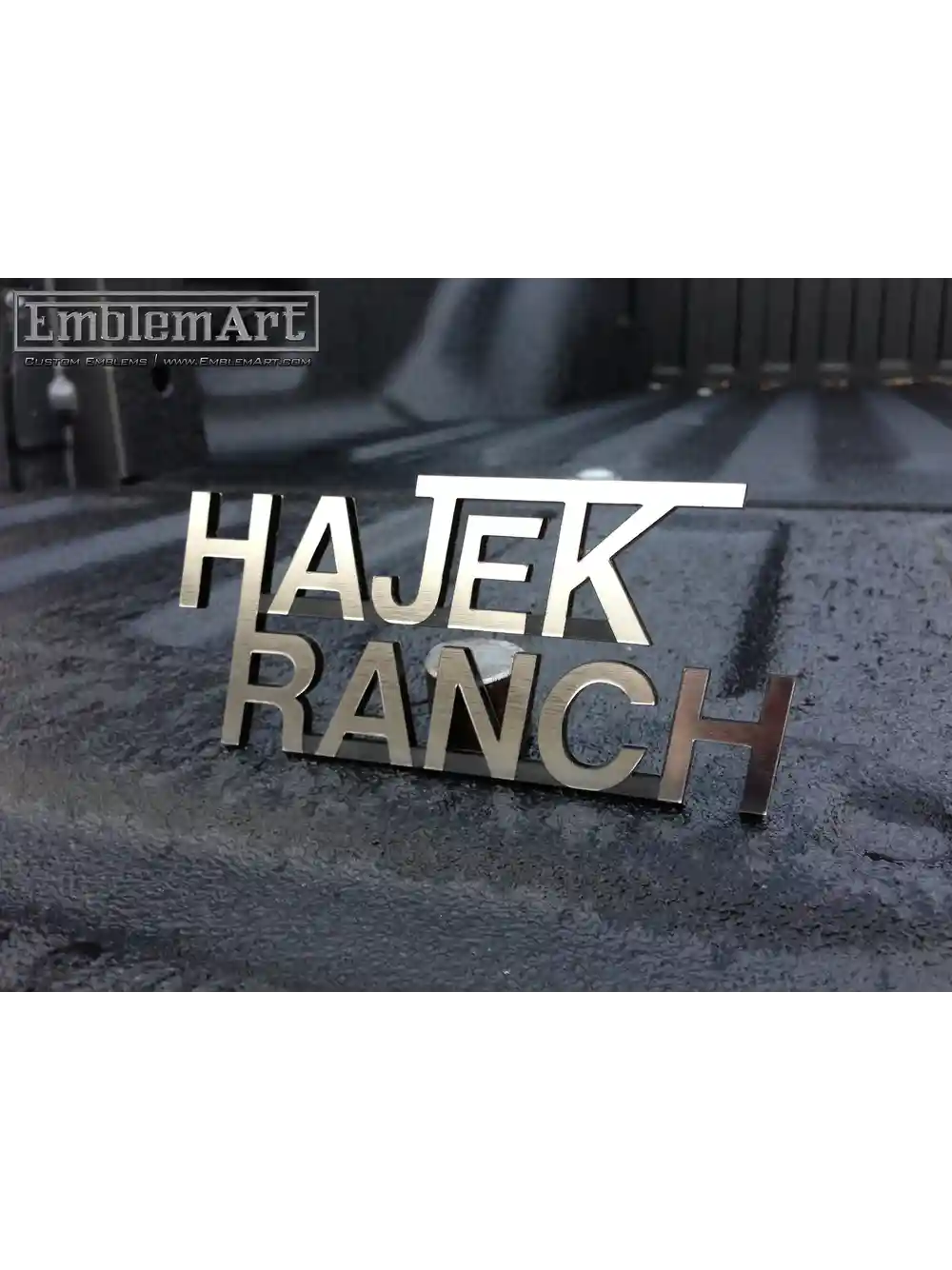 Custom Chrome Emblems - Hajekranch02 Emblem