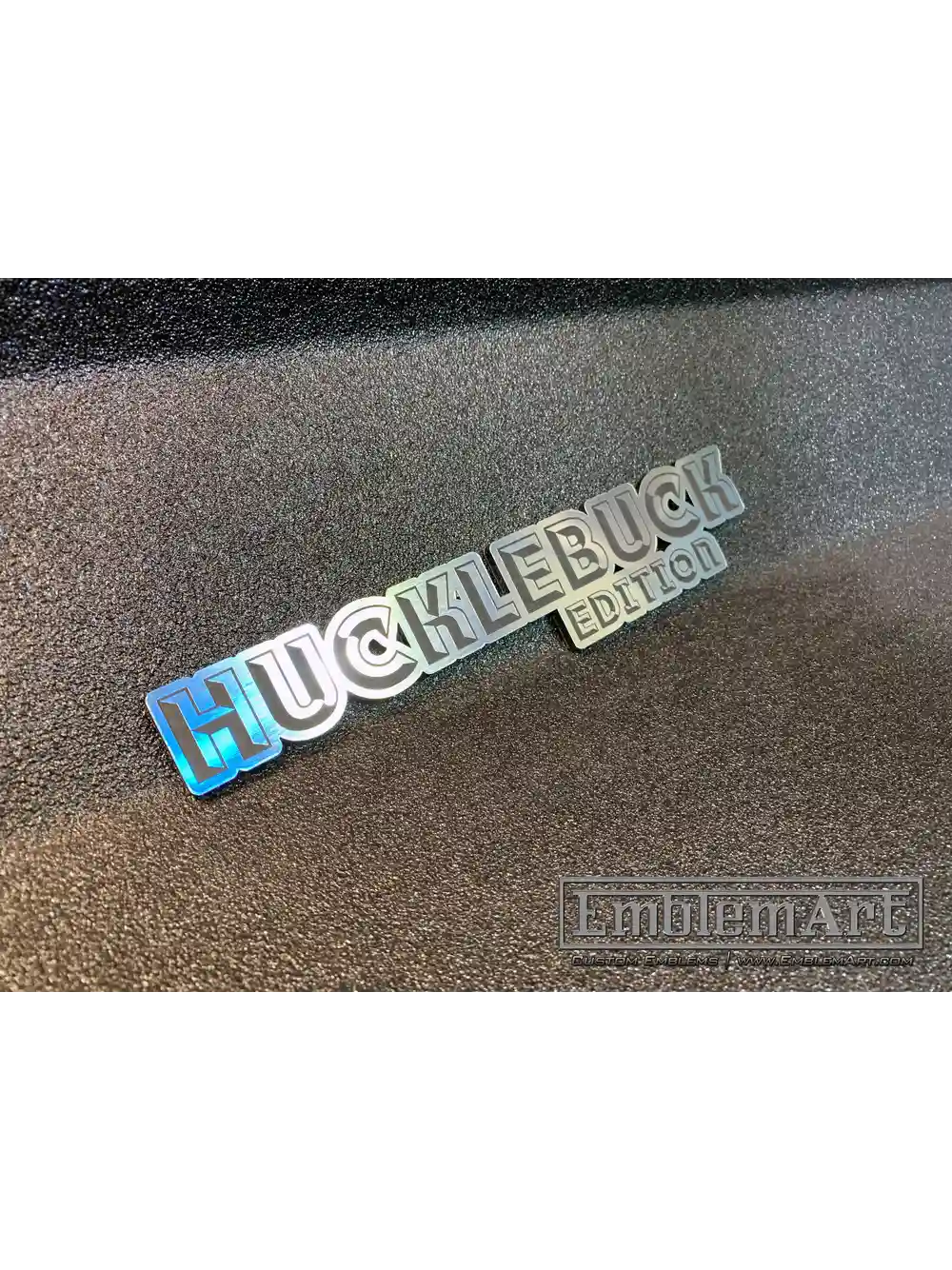Custom Chrome Emblems - Hucklebuck 01 Chrome Emblem