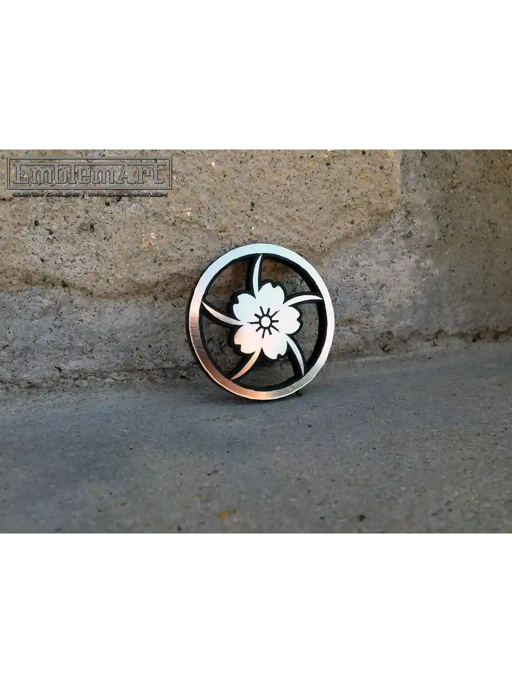 Custom Chrome Emblems - Hybiscus01 Emblem