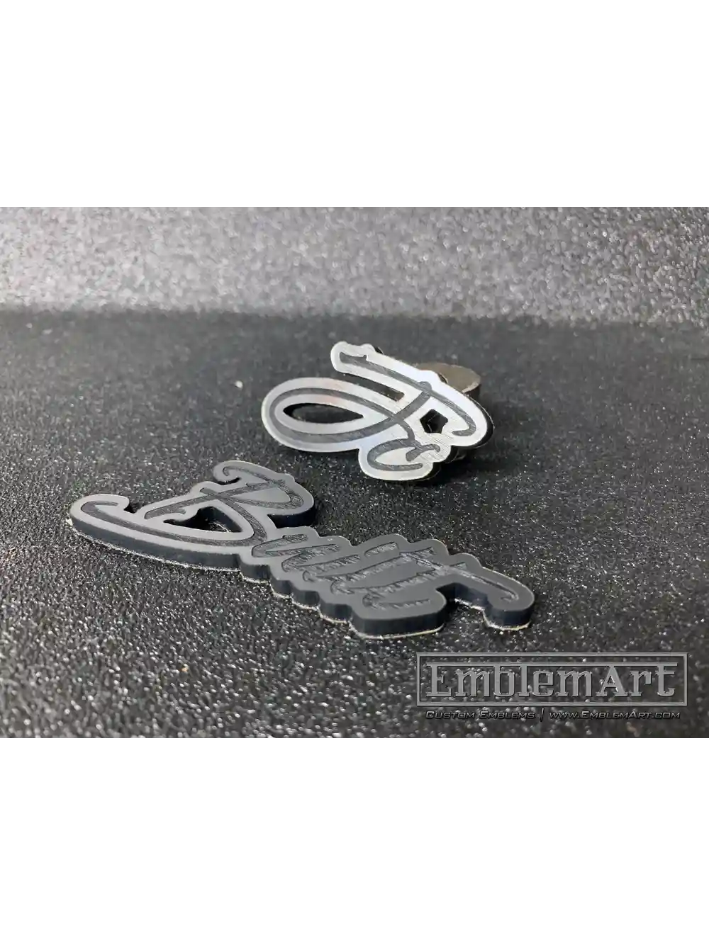 Custom Chrome Emblems - Jc Built 01 Chrome Emblem