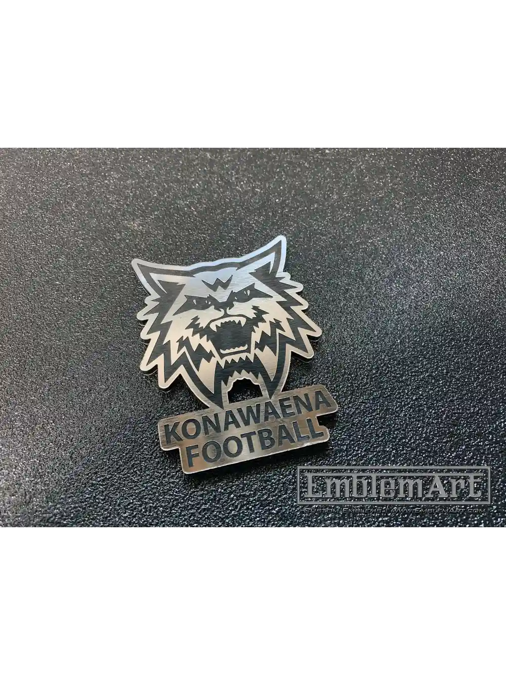 Custom Chrome Emblems - Konawaena 01 Chrome Emblem