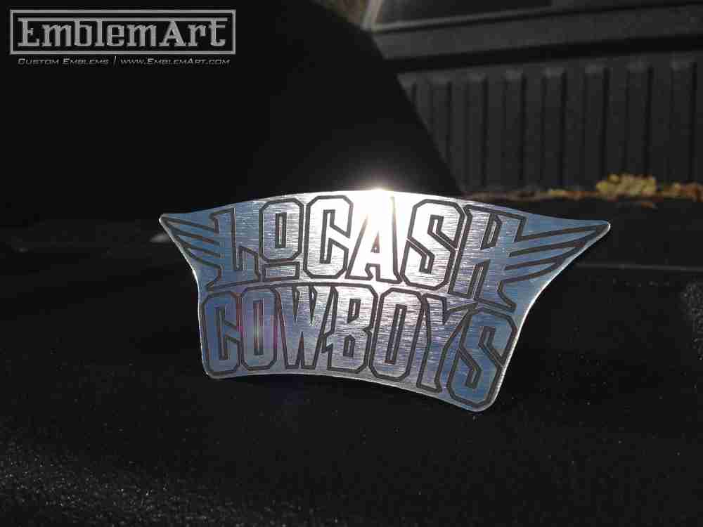 Custom Chrome Emblems - Custom Lowcashcowboy Emblem