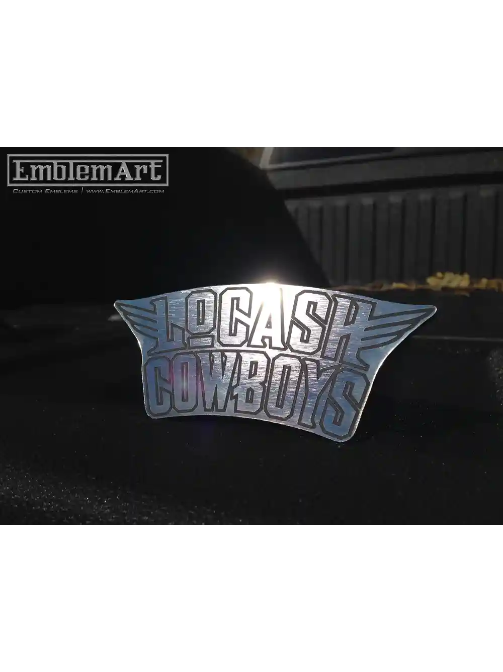 Custom Chrome Emblems - Lowcashcowboy02 Emblem